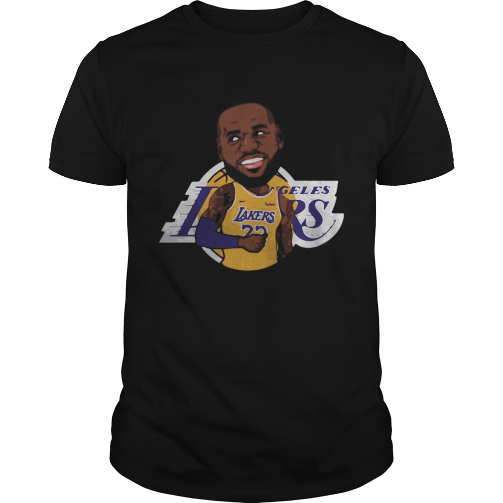 LeBron James Chibi Los Angeles Lakers shirt