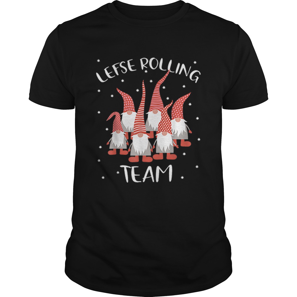 Lefse Rolling Team Xmas Santa Christmas shirt