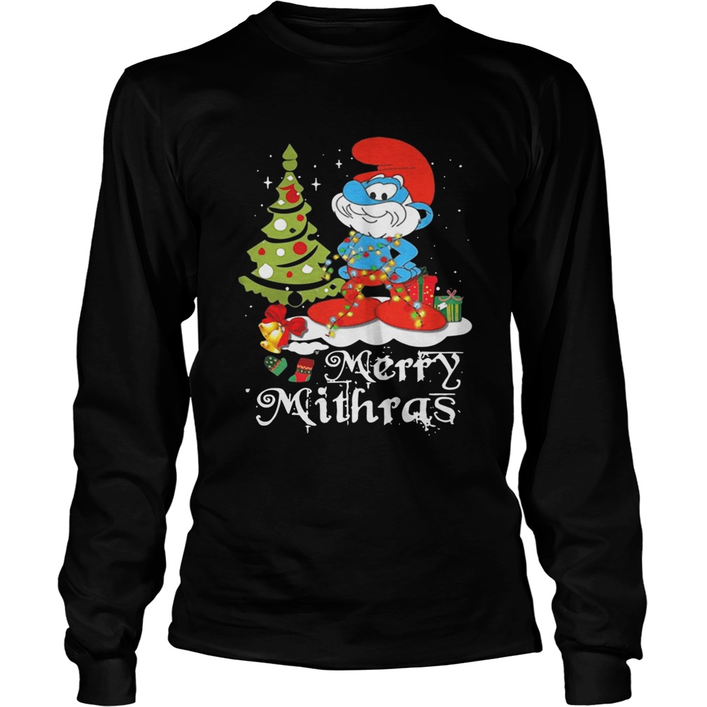 Les Schtroumpfs Merry Mithras Christmas tree LongSleeve