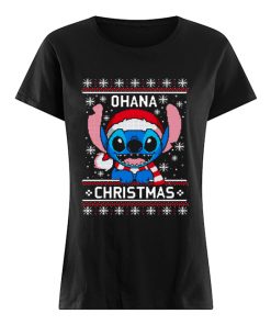 Lilo And Stitch Ugly Christmas  Classic Women's T-shirt