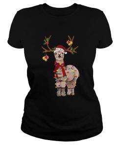 Llama reindeer light Christmas  Classic Ladies