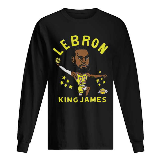 Los Angeles Lakers LeBron James 23 Long Sleeved T-shirt 