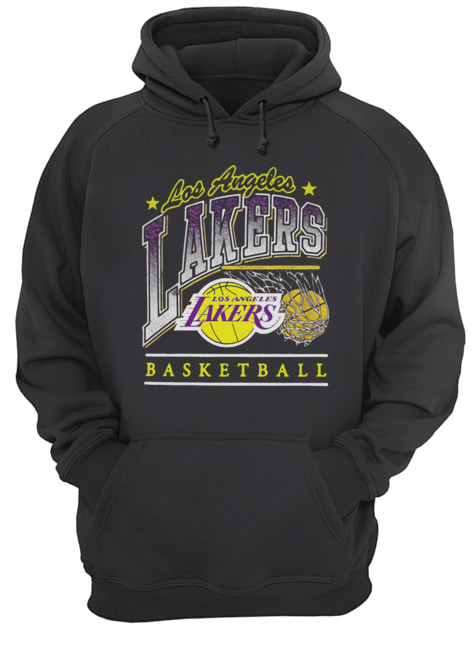 Los Angeles Lakers Purple Basketball Unisex Hoodie