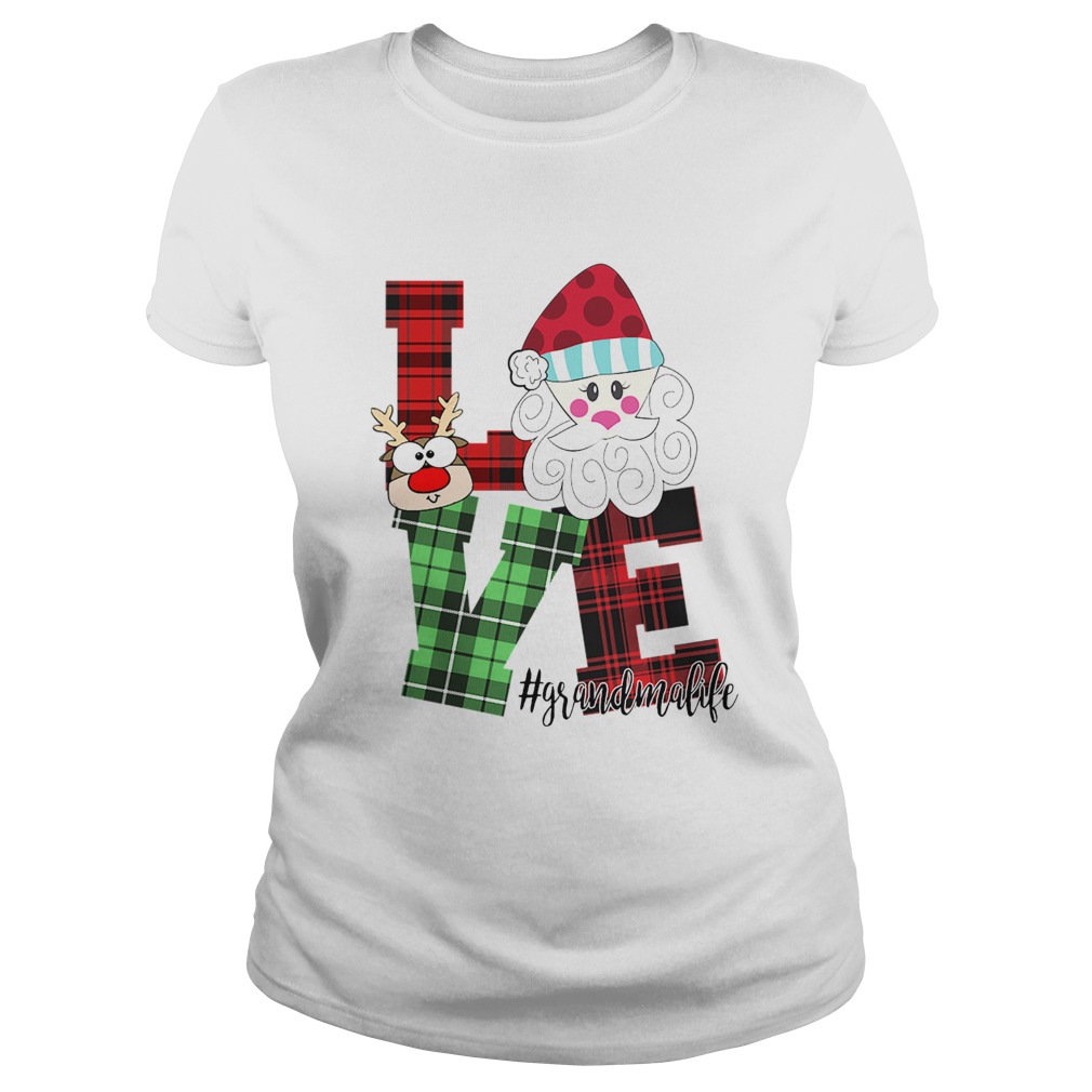 Love Grandma Life Santa Caro Christmas Classic Ladies