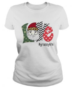 Love Granny Life Santa Art Christmas  Classic Ladies