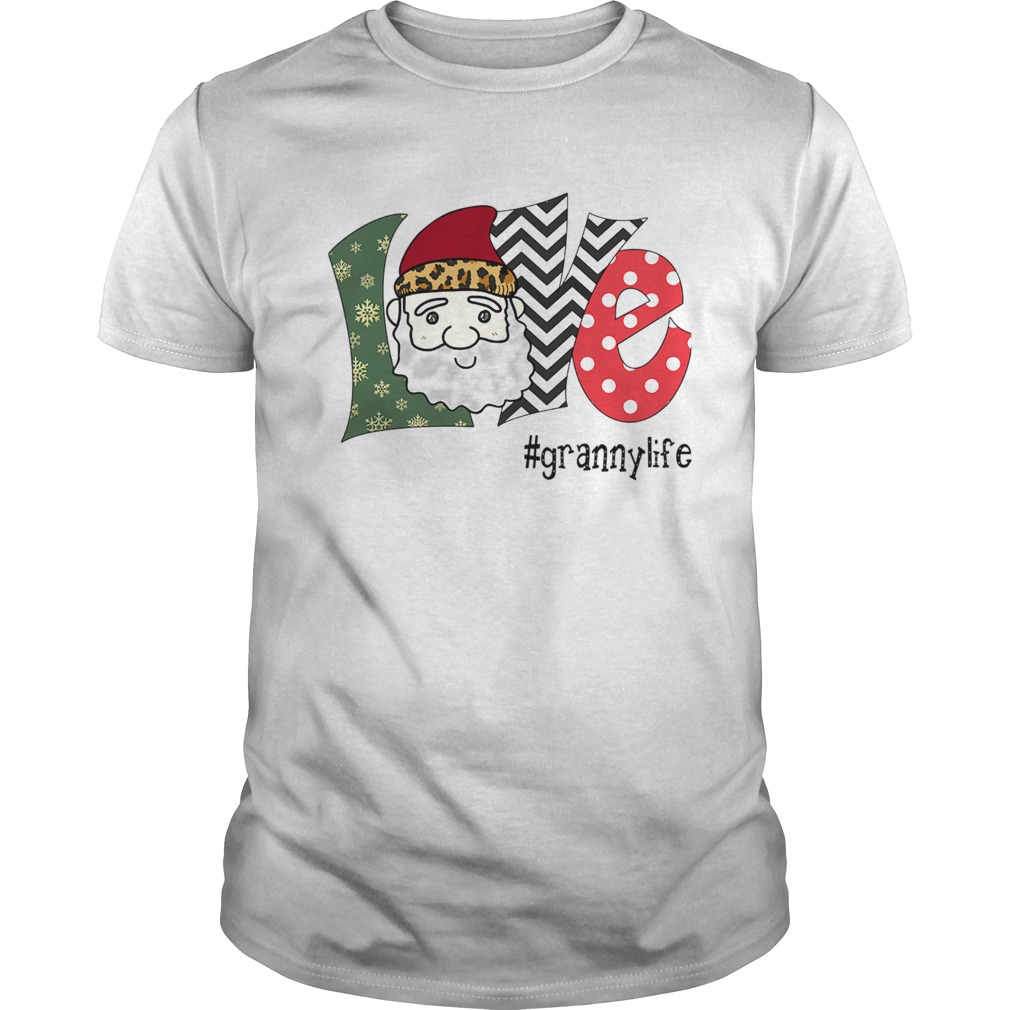 Love Granny Life Santa Art Christmas shirt