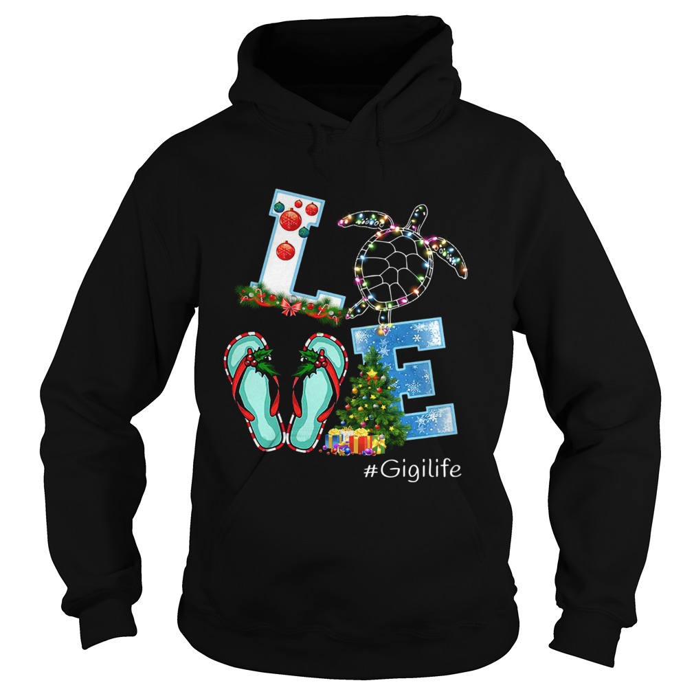 Love Turtle Gigilife Christmas Hoodie