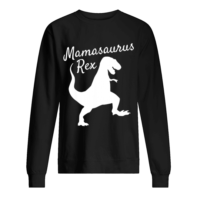 Mama Saurus Rex Family Dinosaur Christmas Pajamas Unisex Sweatshirt