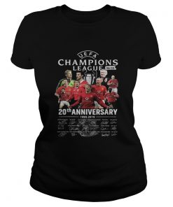 Manchester United UEFA Champions League 98 99 20th Anniversary Signatures  Classic Ladies