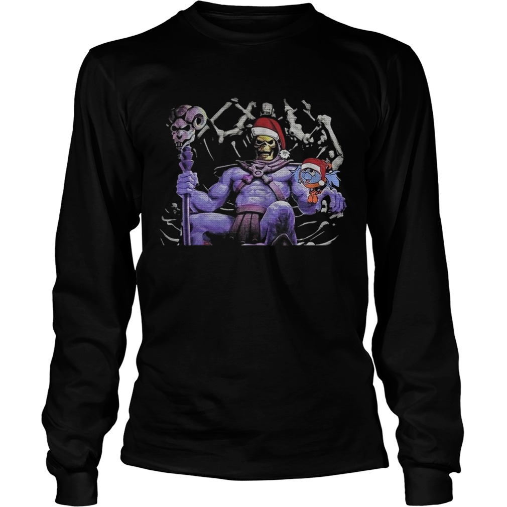 Master Of The Universe Skeletor knitting pattern 3D print ugly Christmas LongSleeve