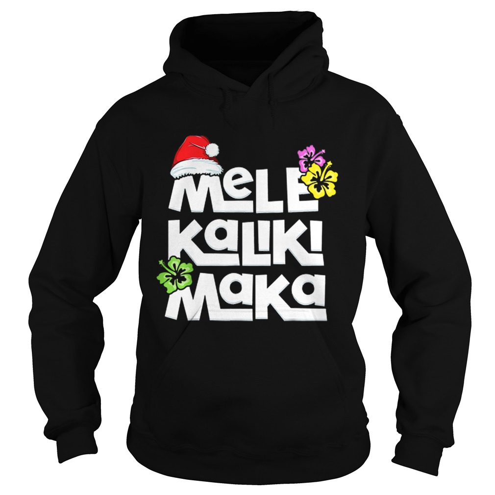 Mele Kalikimaka Hawaiian Christmas Hoodie