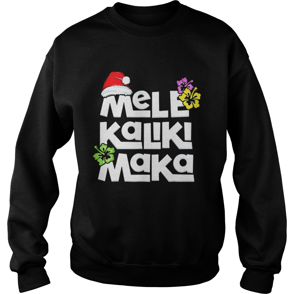 Mele Kalikimaka Hawaiian Christmas Sweatshirt