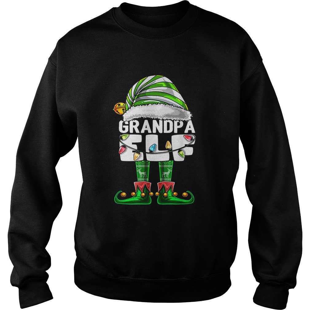 Mens Grandpa Elf Matching Family Christmas Elf Costume Gift Men Sweatshirt