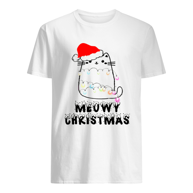 Meowy Christmas Holiday shirt