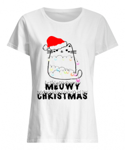 Meowy Christmas Holiday  Classic Women's T-shirt