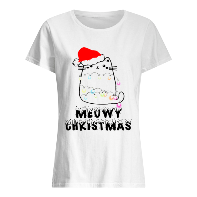 Meowy Christmas Holiday Classic Women's T-shirt