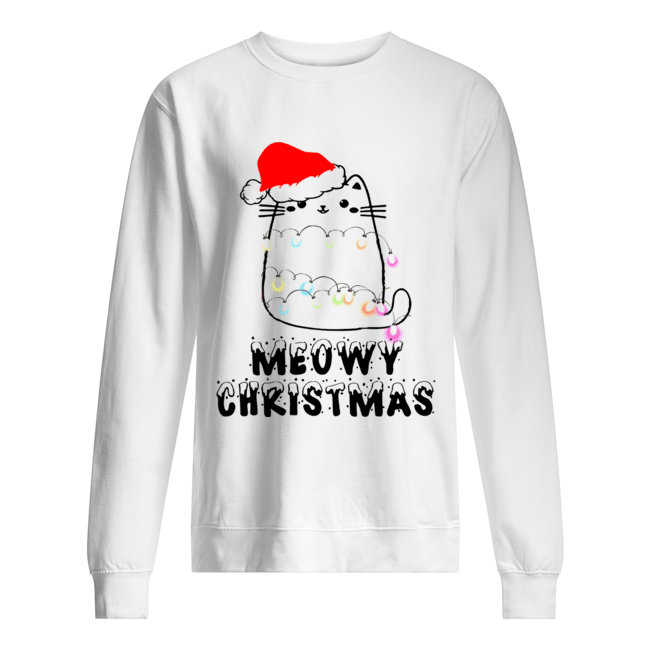 Meowy Christmas Holiday Unisex Sweatshirt