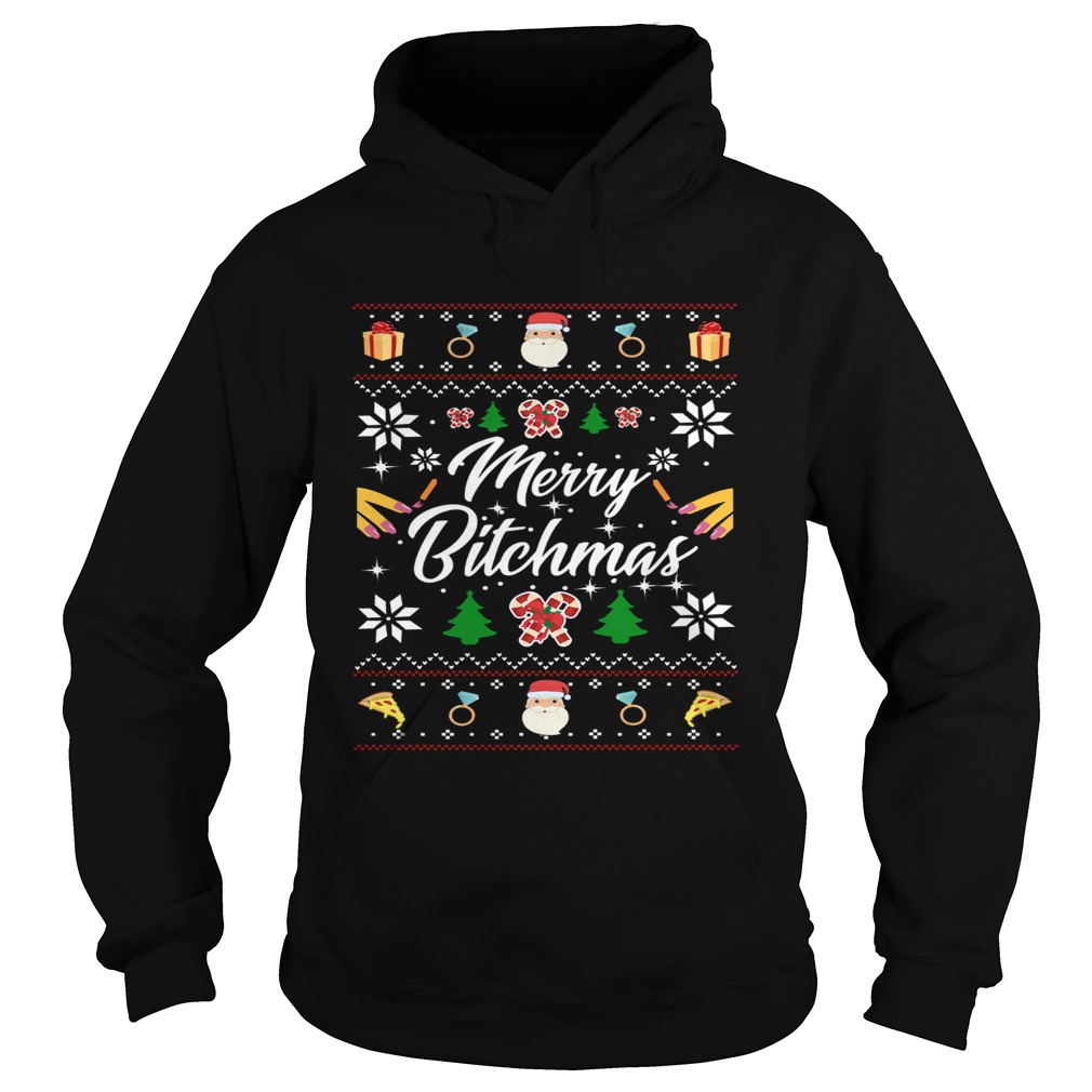 Merry Bitchmas Christmas Hoodie