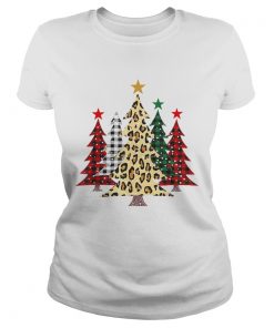 Merry Christmas Trees with Buffalo Plaid  Classic Ladies