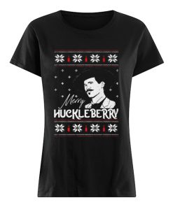 Merry Huckleberry Ugly Christmas  Classic Women's T-shirt