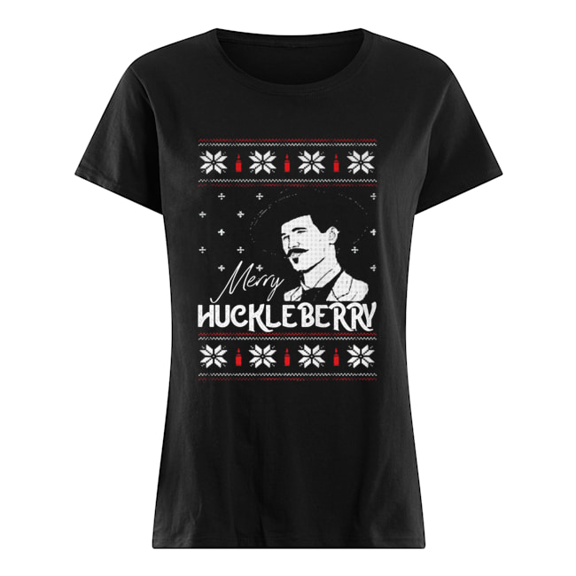 Merry Huckleberry Ugly Christmas Classic Women's T-shirt