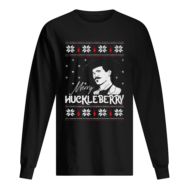 Merry Huckleberry Ugly Christmas Long Sleeved T-shirt 