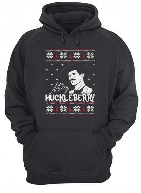 Merry Huckleberry Ugly Christmas Unisex Hoodie