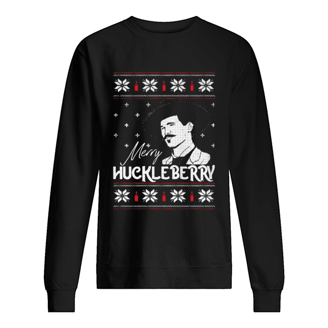 Merry Huckleberry Ugly Christmas Unisex Sweatshirt