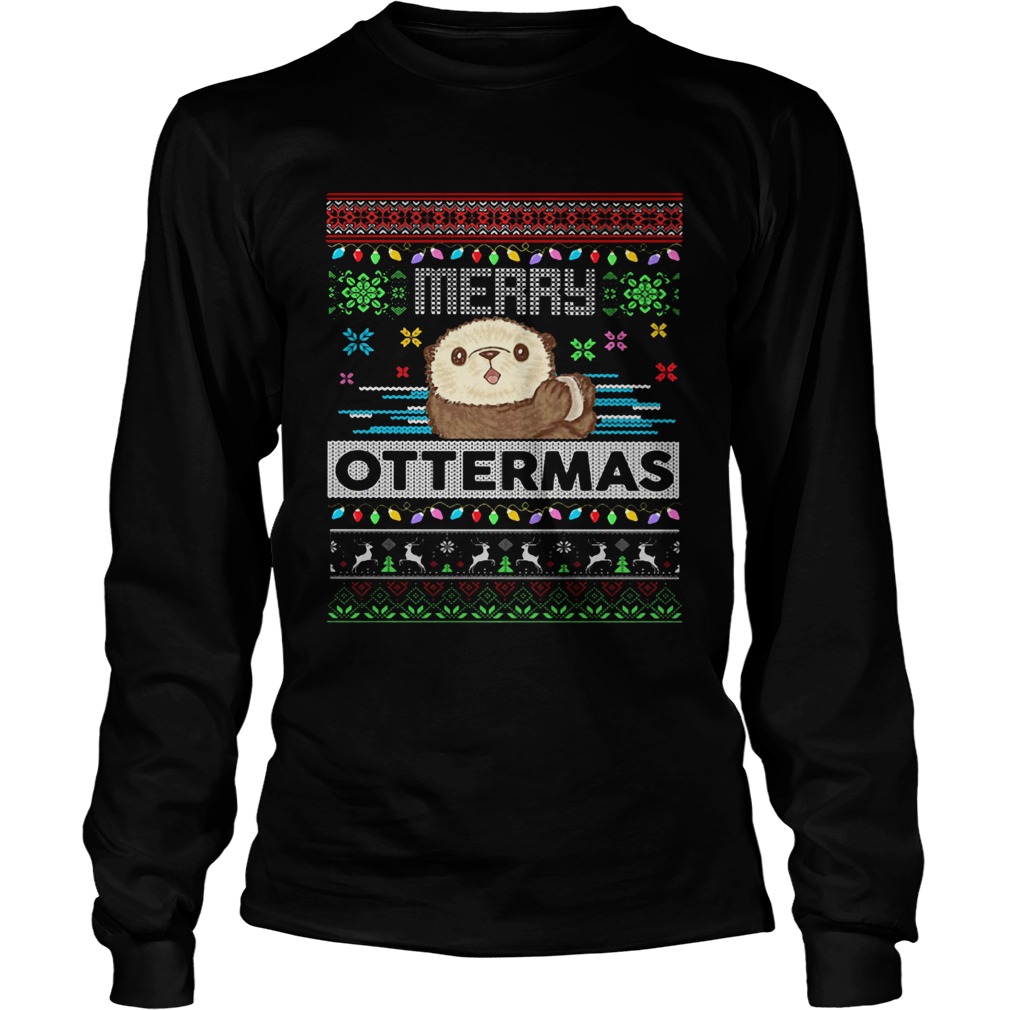 Merry Ottermas Ugly Christmas LongSleeve