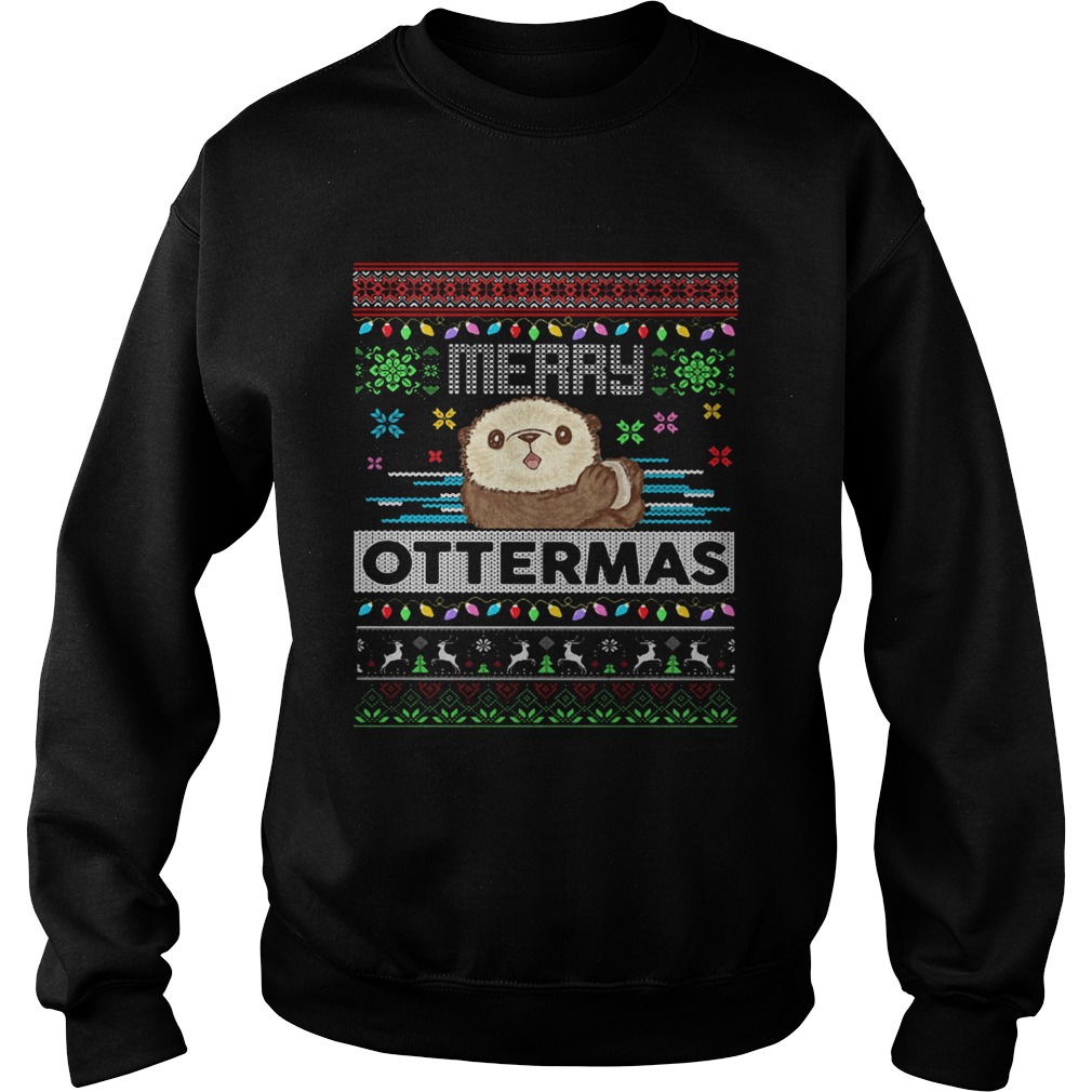 Merry Ottermas Ugly Christmas Sweatshirt