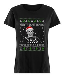 Merry Schittsmas You’re Simply The Best Ugly Christmas  Classic Women's T-shirt