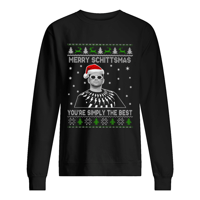 Merry Schittsmas You’re Simply The Best Ugly Christmas Unisex Sweatshirt