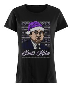 Michael Scott Santa Mike Ugly Christmas  Classic Women's T-shirt