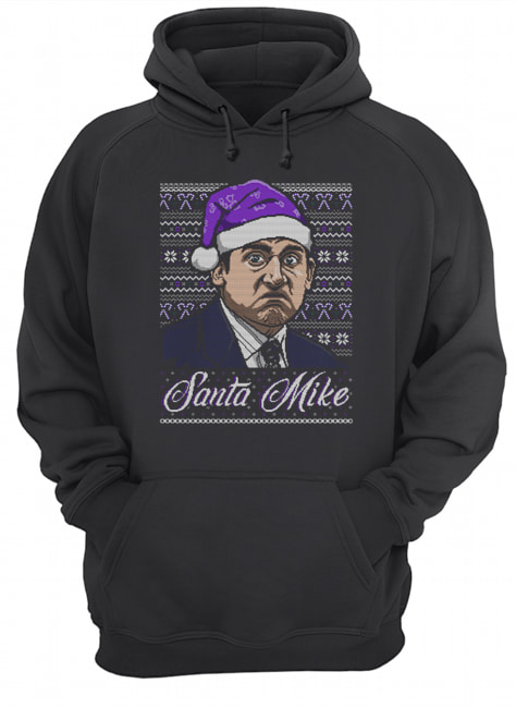 Michael Scott Santa Mike Ugly Christmas Unisex Hoodie