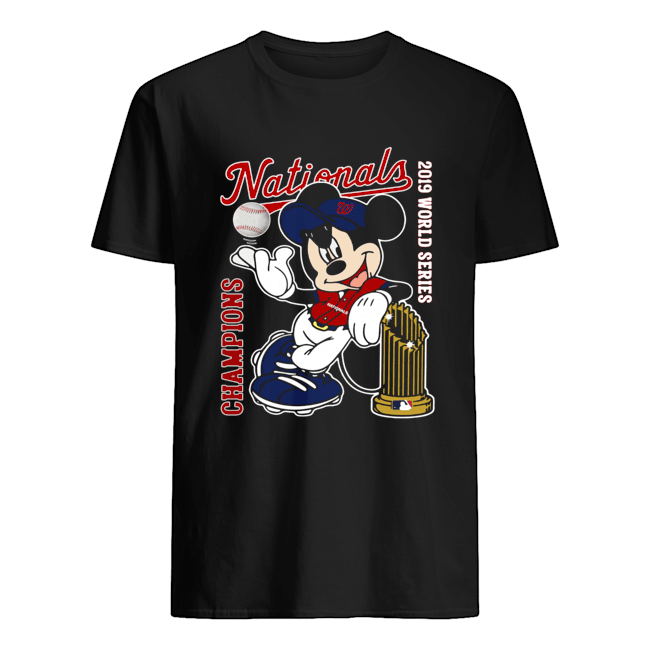 Mickey Mouse Disney Washington Nationals Champions 2019 World Series shirt