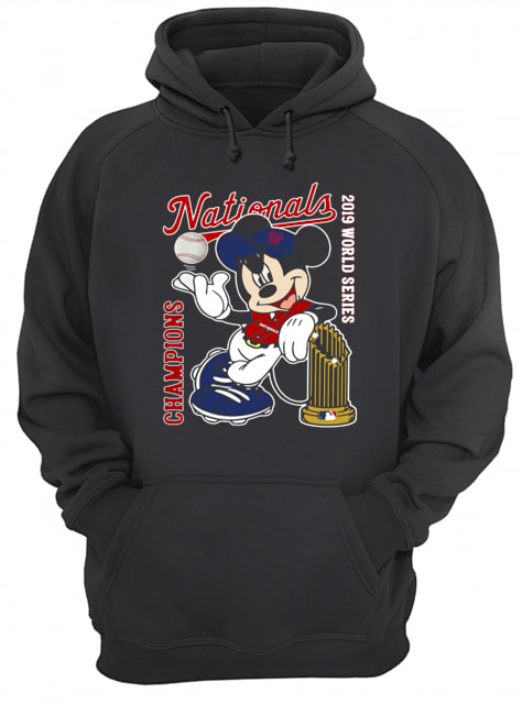 Mickey Mouse Disney Washington Nationals Champions 2019 World Series Unisex Hoodie