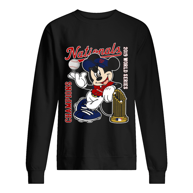 Mickey Mouse Disney Washington Nationals Champions 2019 World Series Unisex Sweatshirt