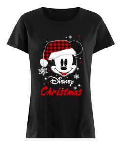 Mickey Mouse Santa Disney Christmas  Classic Women's T-shirt