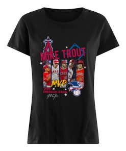 Mike Trout Los Angeles Angels MVP American League 2019 Signature  Classic Women's T-shirt