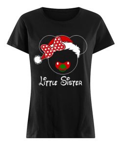 Minnie Santa Claus Little Sister Family Christmas Toddler  Classic Women's T-shirt