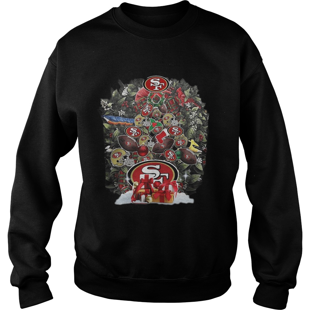 NFL San Francisco 49ers Tree Christmas Sweatshirt