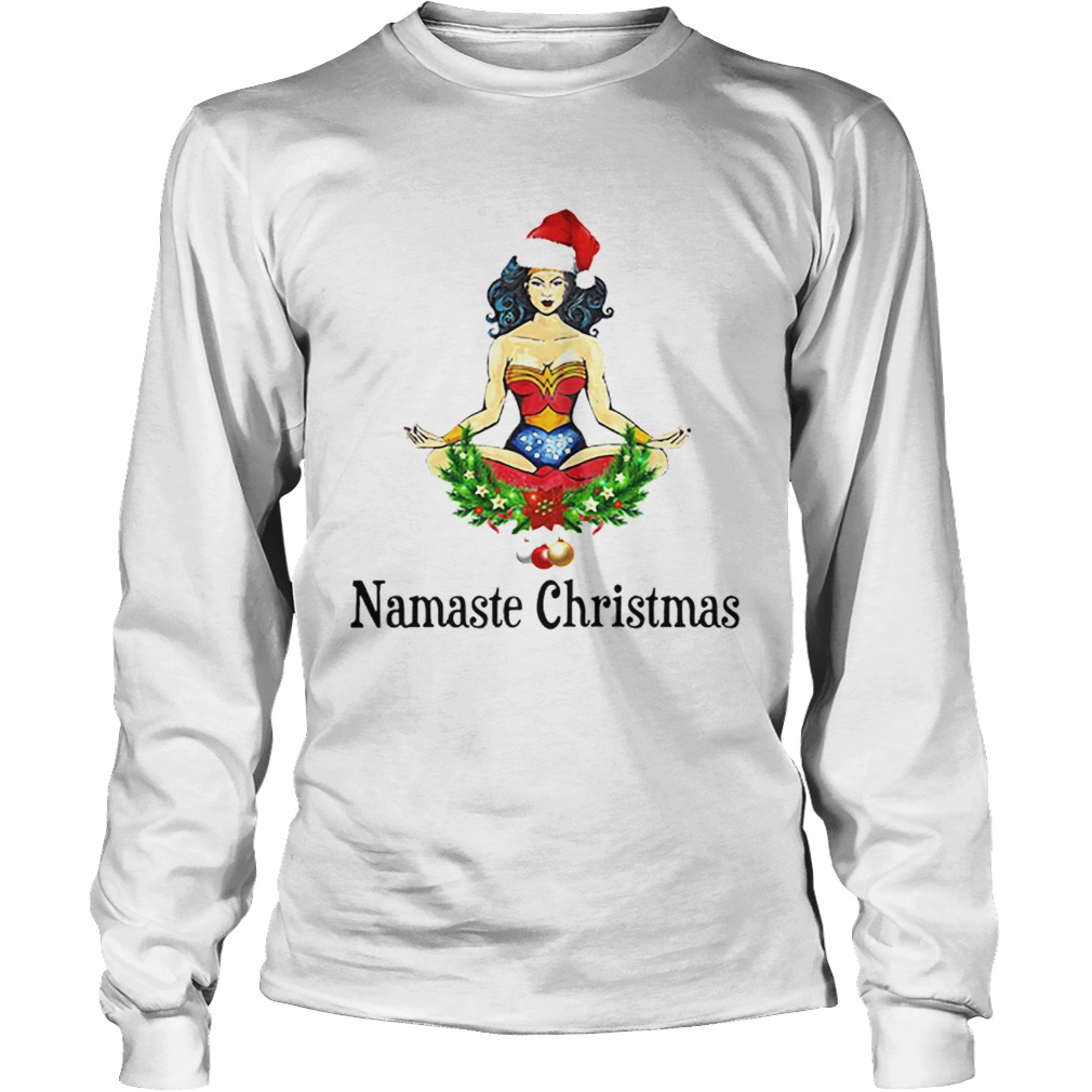 Namaste Christmas Wonder Woman LongSleeve