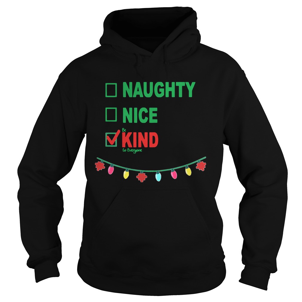 Naughty Nice Be Kind To Everyone Hoodie