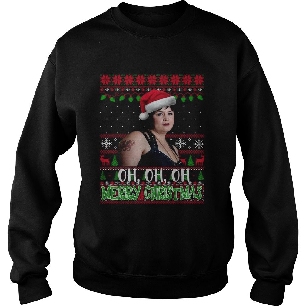 Nessa Jenkins Oh oh oh Merry Christmas Ugly Sweatshirt