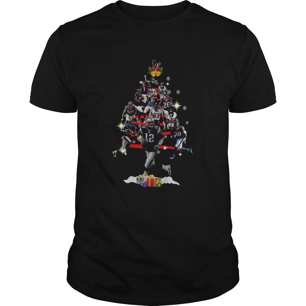 New England Patriots Players Christmas Tree shirt