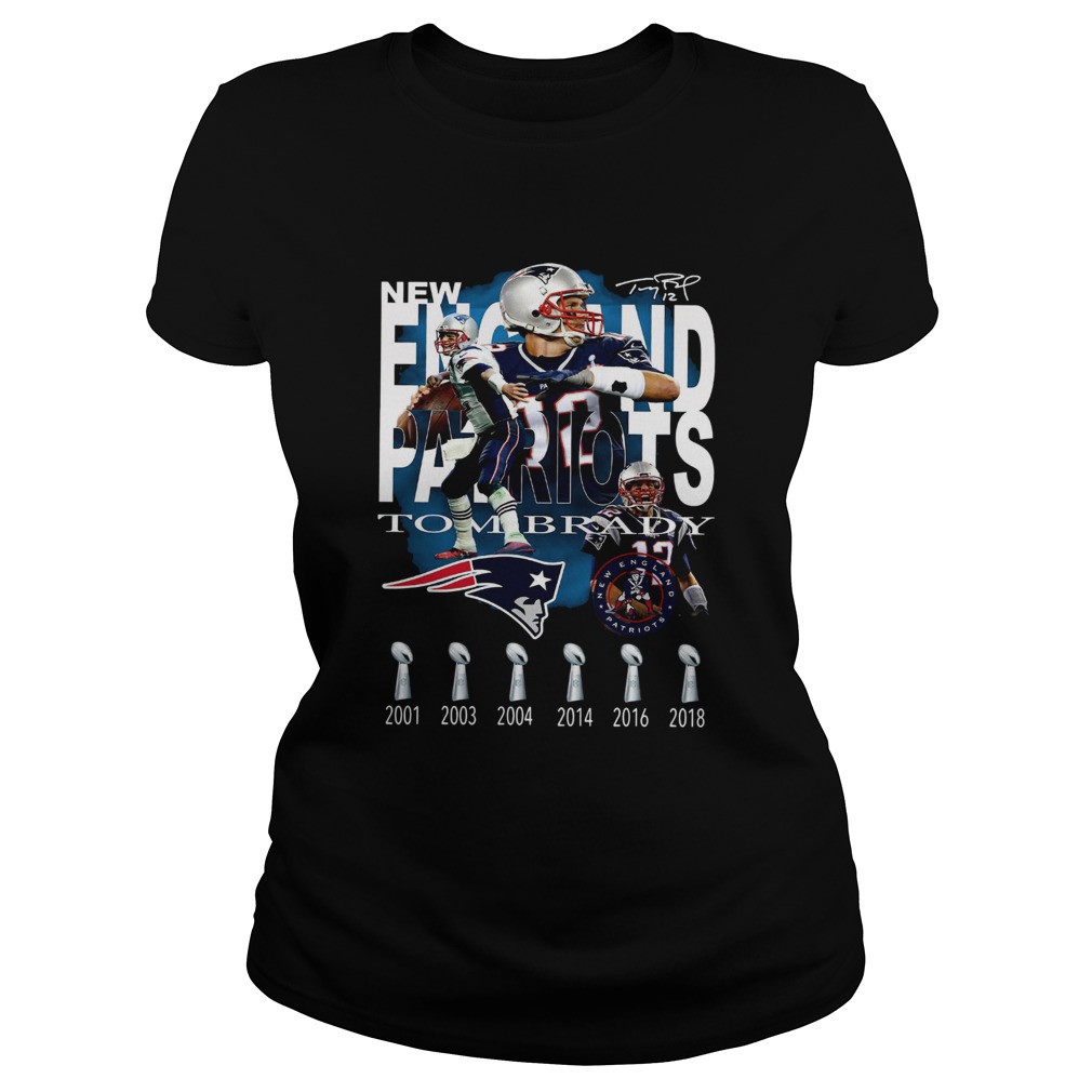 New England Patriots Tom Brady Signature Classic Ladies