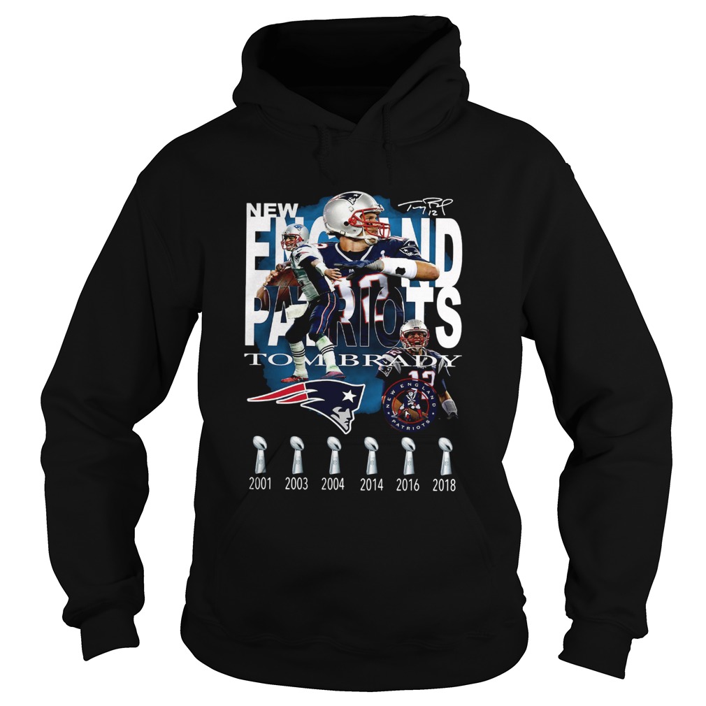 New England Patriots Tom Brady Signature Hoodie