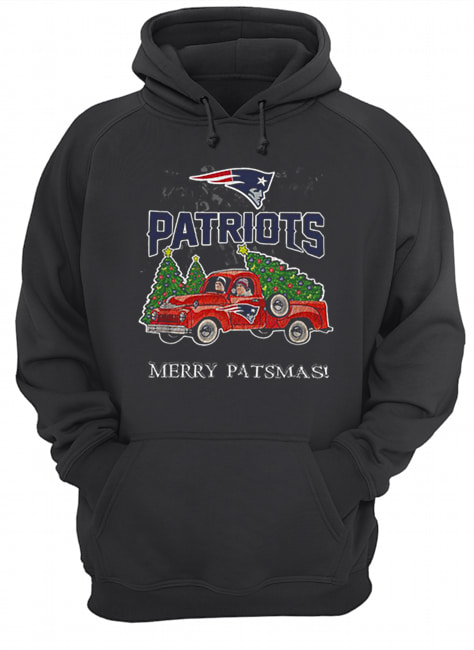 New England Patriots truck merry patsmas Christmas Unisex Hoodie