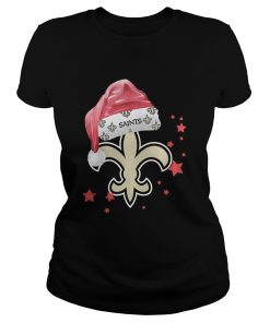 New Orleans Saints Merry Christmas  Classic Ladies