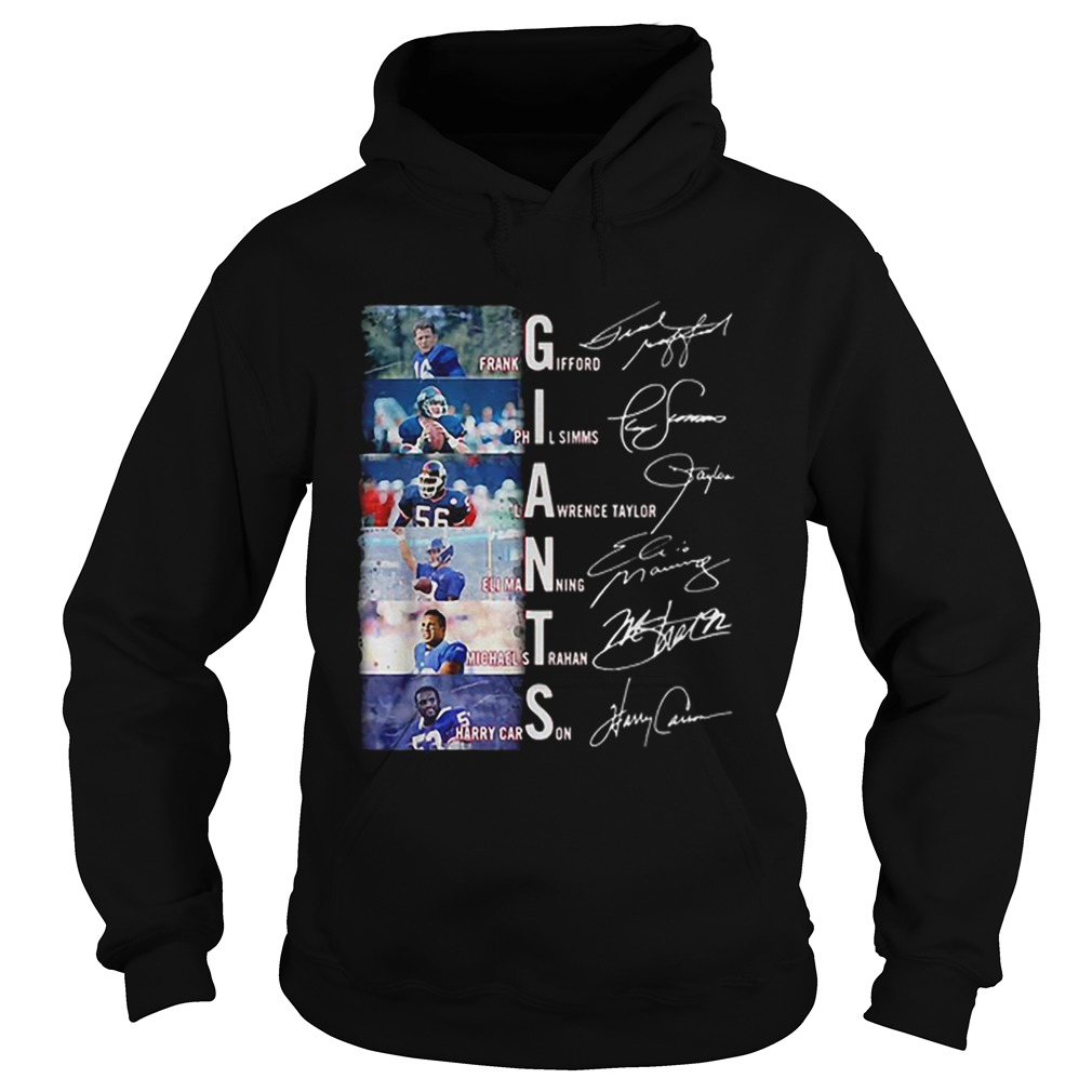 New York Giants Frank Gifford Phil Simms Lawrence Taylor Hoodie